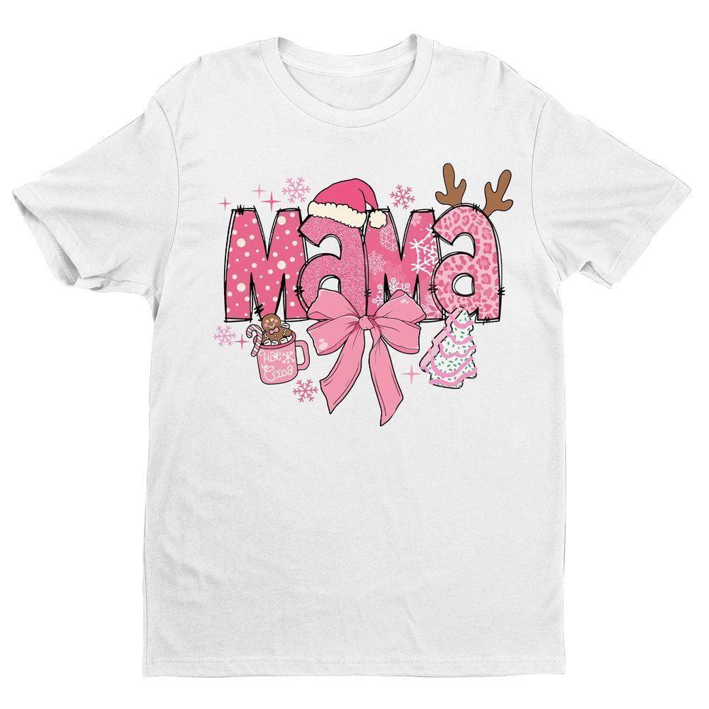 Pink Mama Christmas Vuitino Shirt